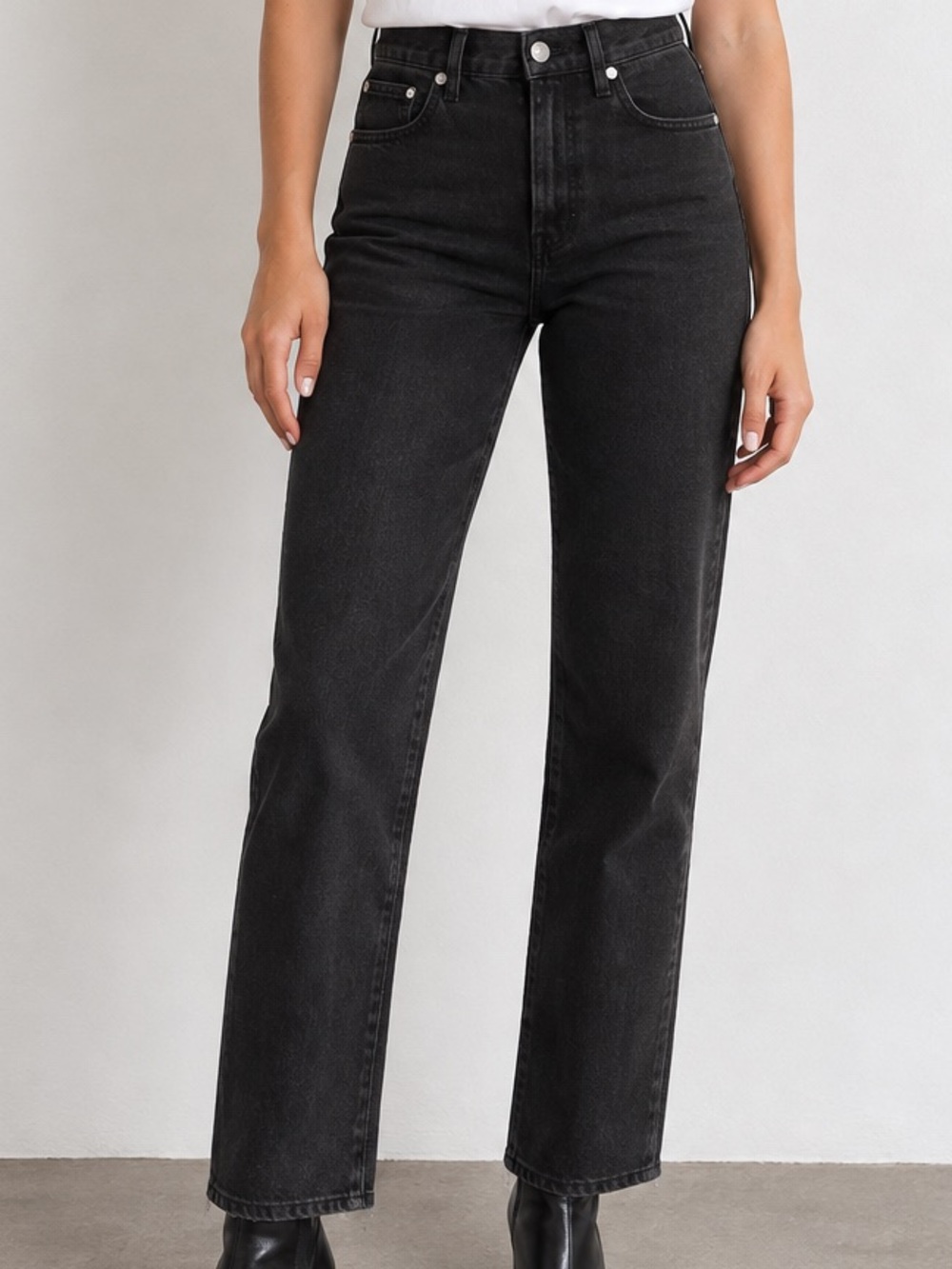 Madewell Black Perfect Vintage Straight Jean 29